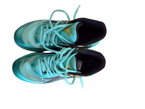 Vist Large View of Product Image Which is Used Puma LAMELO Basketball Shoes M Turquoise Senior 8.5