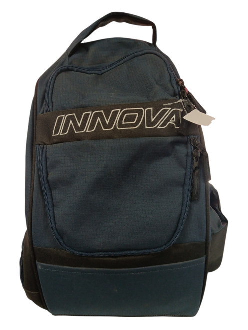 Vist Large View of Product Image Which is Used Innova Disc Golf Backpack Navy Blue