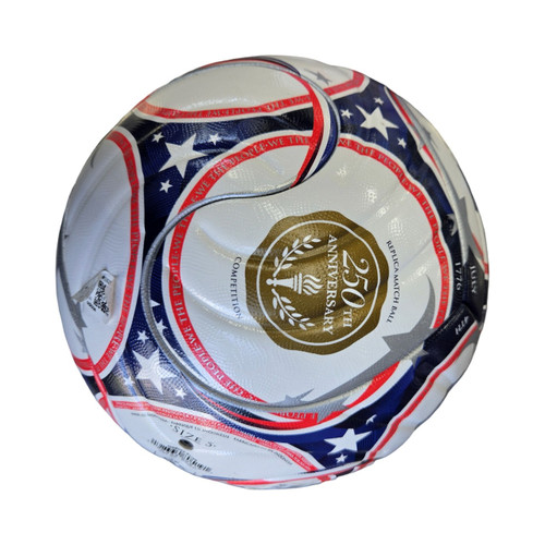 Vist Large View of Product Image Which is Used Adidas USA JULY 4TH 250TH MATCH BALL SZ 5 All Size Soccer Ball White 5