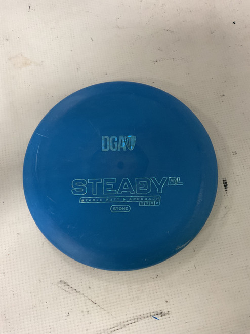 Vist Large View of Product Image Which is Used DGA STONE STEADY BL Disc Golf Putter Royal Blue