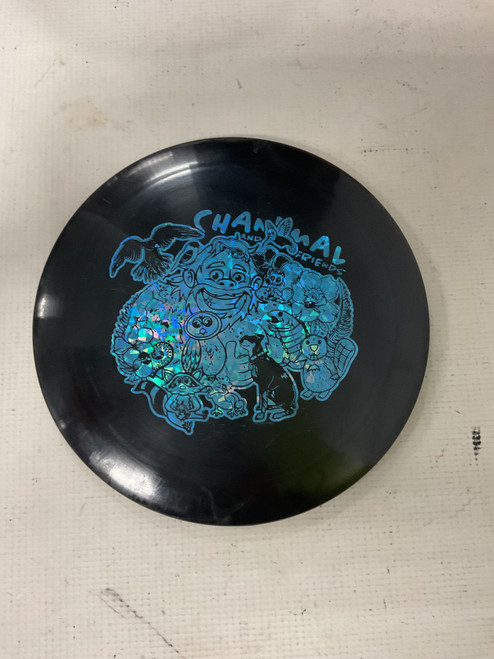 Vist Large View of Product Image Which is Used Discraft MIDNIGHT ESP CHANIMAL AND FRIENDS Disc Golf Driver Black