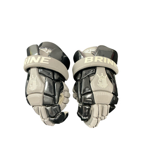 Vist Large View of Product Image Which is Used Brine Lacrosse Gloves Mens Black LG