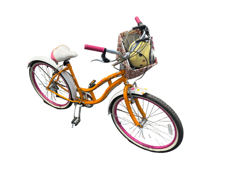 Vist Large View of Product Image Which is Used Schwinn MAJESTIC Cruiser Bike Womens Orange 17-18" - MD  Frame