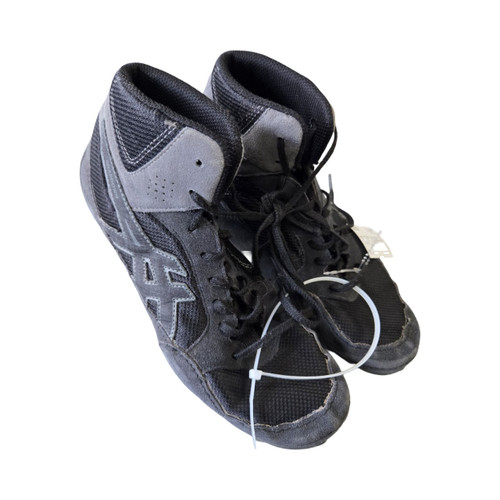 Vist Large View of Product Image Which is Used Asics SNAPDOWN ADULT WRESTLING SHOES Wrestling Shoes Black Senior 7.5