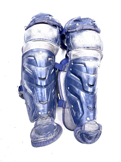 Vist Large View of Product Image Which is Used All Star S7X 9-12 YEARS Catchers Leg Guards Navy Blue Junior