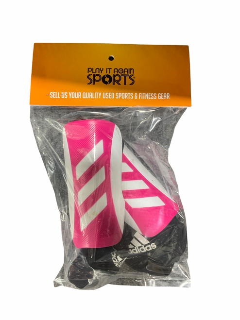 Vist Large View of Product Image Which is Used Adidas Soccer Shin Guards Youth Pink SM