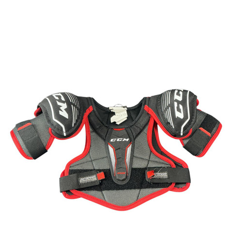 Vist Large View of Product Image Which is Used CCM JR SM CCM JETSPEED EDGE Junior Shoulder Pads SM