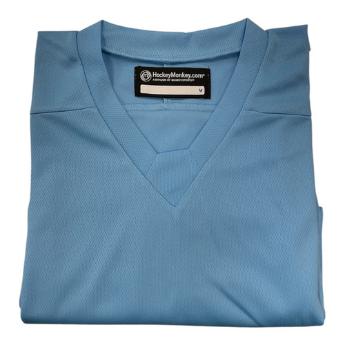 Vist Large View of Product Image Which is Used Hockey Monkey Practice Jersey Carolina Blue MD