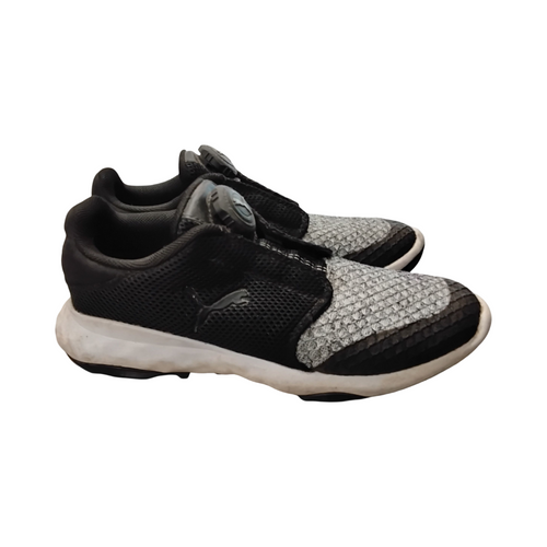 Vist Large View of Product Image Which is Used Puma Jr Golf Shoes Black Junior 01