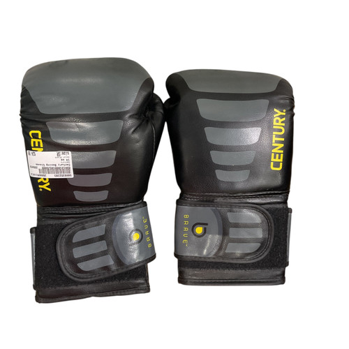 Vist Large View of Product Image Which is Used Century Boxing Gloves Black Senior