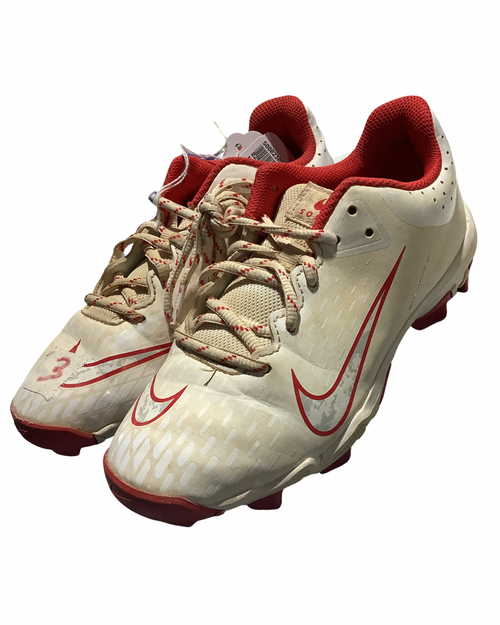Vist Large View of Product Image Which is Used Nike SOFTBALL BB/SB Cleats White Junior 03