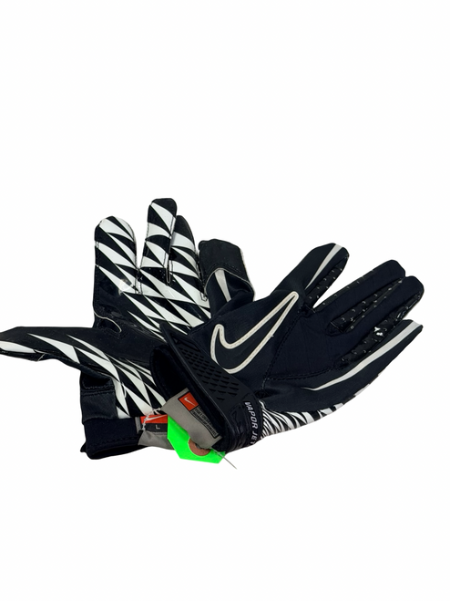 Vist Large View of Product Image Which is Used Nike VAPOR JET Adult Football Gloves Black LG