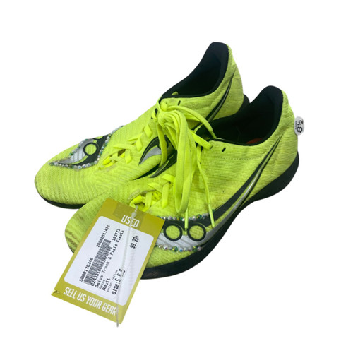 Vist Large View of Product Image Which is Used Asics Track & Field Cleats Adult Yellow Senior 8.5