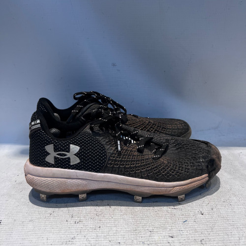 Vist Large View of Product Image Which is Used Under Armour UA BB/SB Cleats Black Senior 9