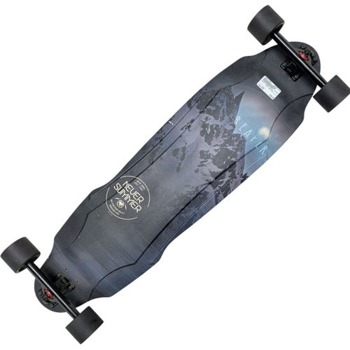 Vist Large View of Product Image Which is Used NEVER SUMMER REAPER Longboard Navy Blue Long