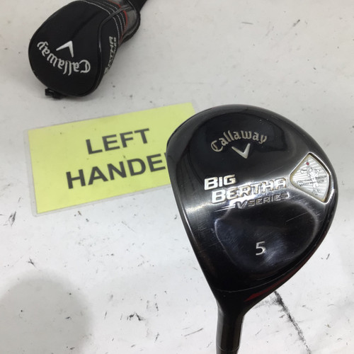 Vist Large View of Product Image Which is Used Callaway BIG BERTHA V SERIES 5 WOOD R FLEX Mens Fairway Wood LH 5 Wood