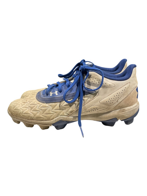 Vist Large View of Product Image Which is Used Under Armour BB CLEATS BB/SB Cleats White Senior 7