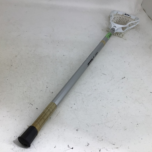Vist Large View of Product Image Which is Used STX 6000 41 IN MENS LAX STICK Men Atk/Mid Complete Stick White