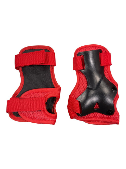 Vist Large View of Product Image Which is Used Skateboard Wrist Guards Red MD