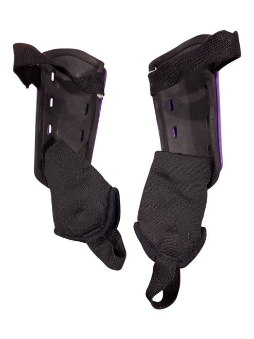 Vist Large View of Product Image Which is Used MENGDGER Soccer Shin Guards Adult Purple SM