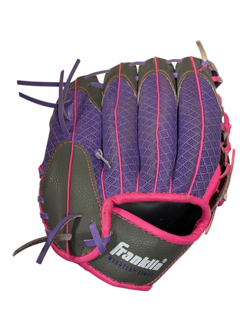 Vist Large View of Product Image Which is Used Franklin MESH TEK BB/SB Glove RH Throw Purple 9 1/2"