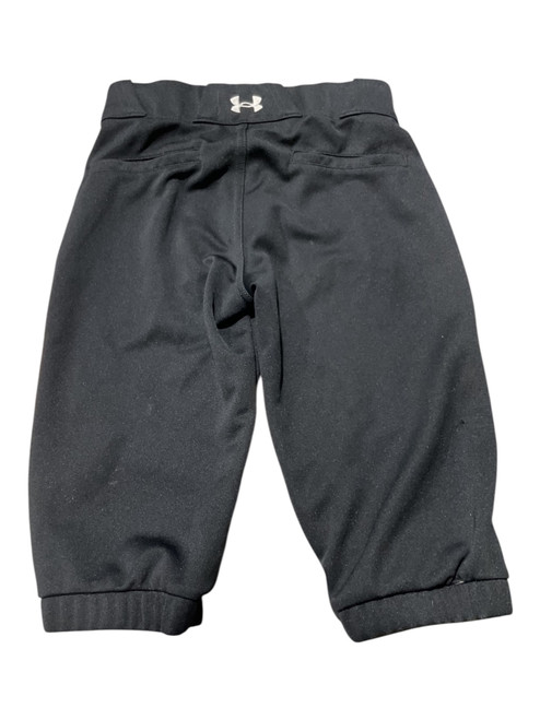 Vist Large View of Product Image Which is Used Under Armour SOFTBALL PANTS BB/SB Pant Girls Black SM