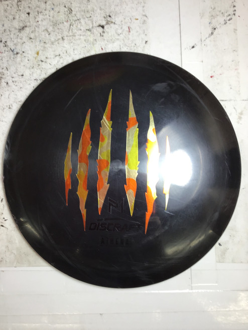 Vist Large View of Product Image Which is Used Discraft ESP ATHENA Disc Golf Driver Black 175g