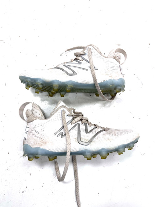 Vist Large View of Product Image Which is Used New Balance LAX Cleats Mens White Senior 8