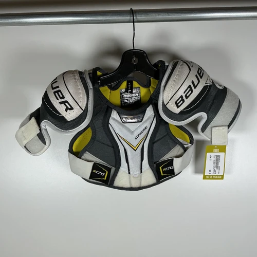 Vist Large View of Product Image Which is Used Bauer SUPREME S170 Yth Shoulder Pads LG