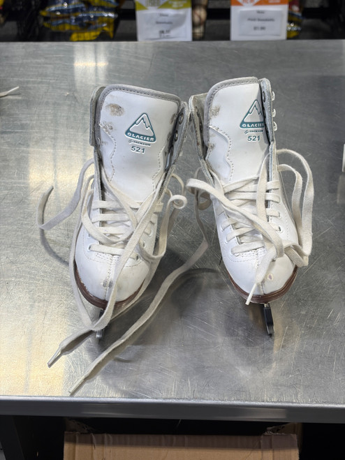 Vist Large View of Product Image Which is Used Glacier JACKSON 521 Girls Figure Skate White Youth 12.0
