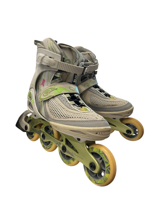 Vist Large View of Product Image Which is Used K2 ALEXIS SZ 9 MNS Senior Rec Fitness Skates Silver Senior 9