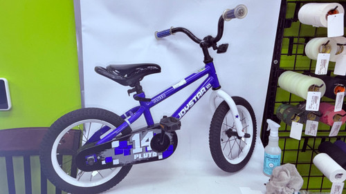 Vist Large View of Product Image Which is Used JOYSTAR PLUTO Mountain Bike Boys Royal Blue 14"