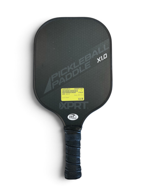 Vist Large View of Product Image Which is Used XPRT X1.0 Pickleball Racquet Black