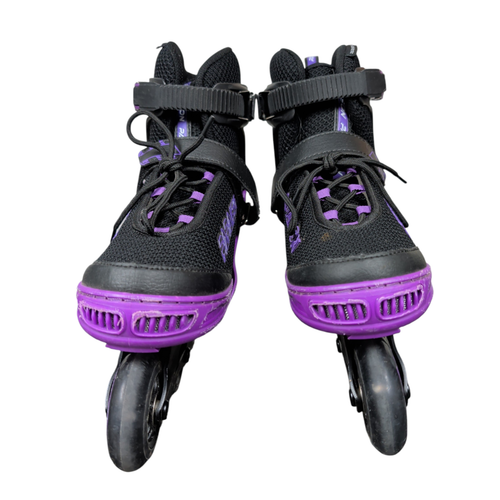 Vist Large View of Product Image Which is Used PAPASION Senior Rec Fitness Skates Purple Adjustable 4-7