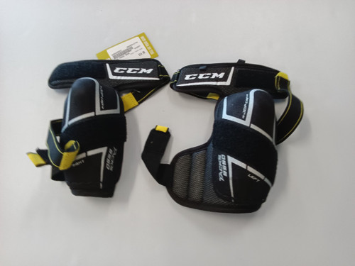 Vist Large View of Product Image Which is Used CCM TACKS 9550 Youth Elbow Pads SM