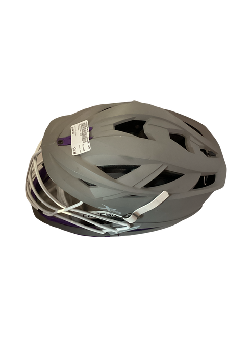Vist Large View of Product Image Which is Used Cascade XRS Lacrosse Helmet Purple One Size