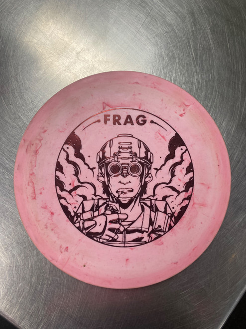 Vist Large View of Product Image Which is Used Dynamic Discs FRAG Disc Golf Mid Range Pink