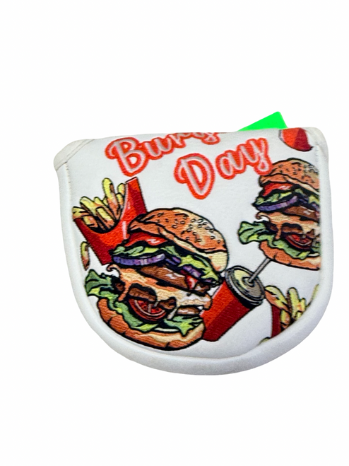 Vist Large View of Product Image Which is Used BURGER DAY Golf Putter Headcover