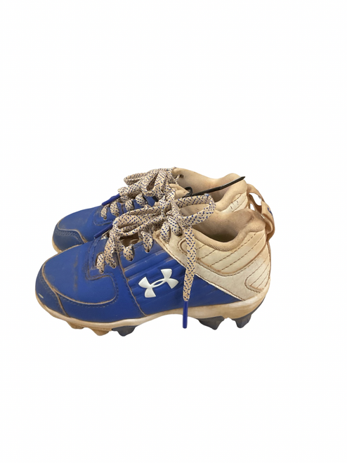 Vist Large View of Product Image Which is Used Under Armour ROYAL BLUE CLEATS BB/SB Cleats Royal Blue Youth 09.0