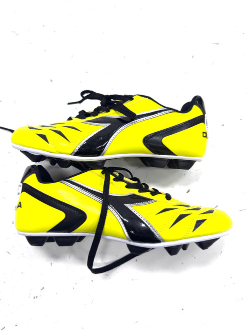 Vist Large View of Product Image Which is Used Diadora Soccer Cleats Yellow Senior 6