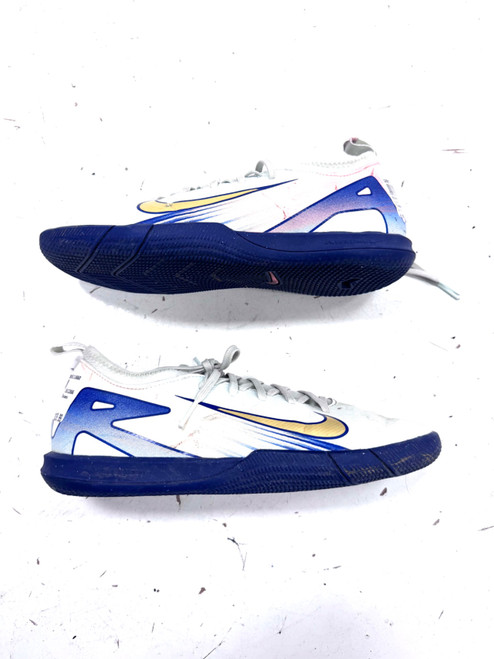 Vist Large View of Product Image Which is Used Nike Soccer Indoor Shoes White Junior 05.5