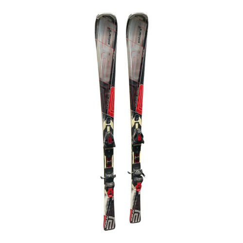 Vist Large View of Product Image Which is Used Elan WAVEFLEX 10 Mens DH Ski/Binding Black 168 cm