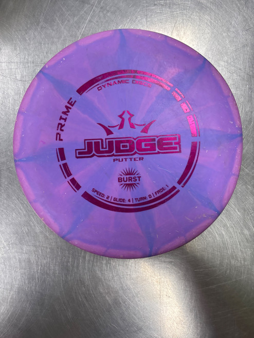 Vist Large View of Product Image Which is Used Dynamic Discs PRIME BURST JUDGE Disc Golf Putter Purple