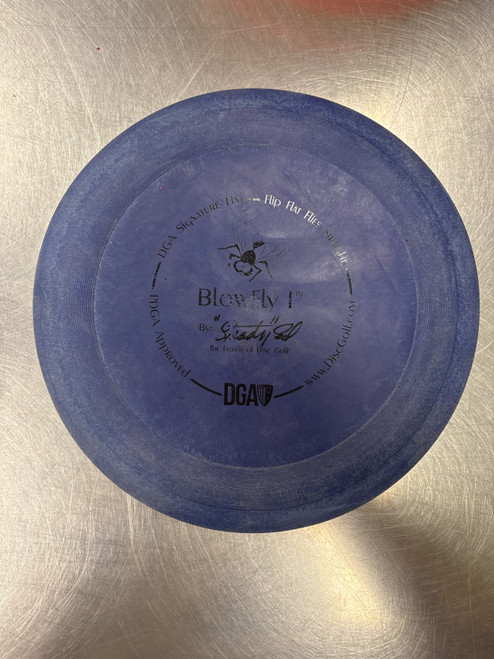 Vist Large View of Product Image Which is Used DGA BLOWFLY 1 Disc Golf Putter Navy Blue