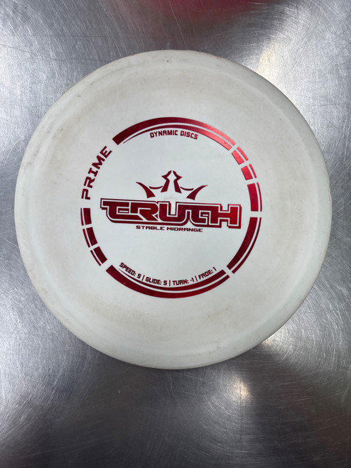 Vist Large View of Product Image Which is Used Dynamic Discs PRIME TRUTH Disc Golf Mid Range White
