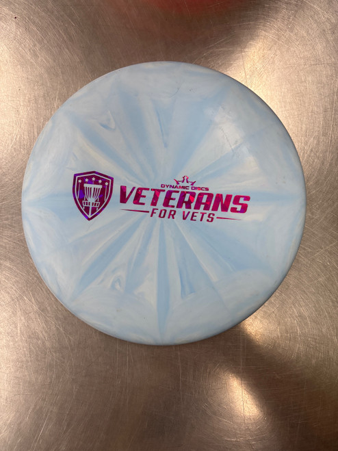 Vist Large View of Product Image Which is Used Dynamic Discs PRIME BURST WARDEN Disc Golf Putter Carolina Blue
