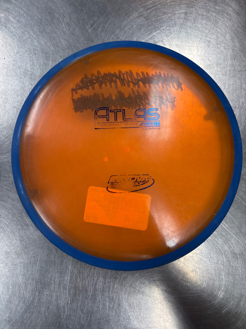 Vist Large View of Product Image Which is Used Innova CHAMPION ATLAS Disc Golf Mid Range Orange