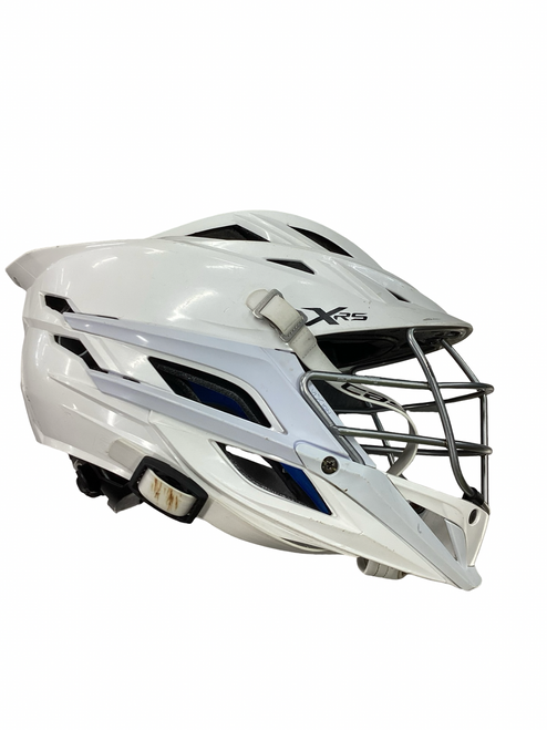 Vist Large View of Product Image Which is Used Cascade XRS Lacrosse Helmet White One Size