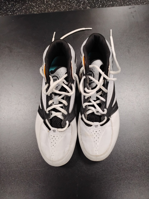 Vist Large View of Product Image Which is Used Warrior BURN LAX Cleats Mens White Senior 7