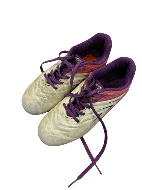 Vist Large View of Product Image Which is Used Soccer Cleats White Youth 12.0